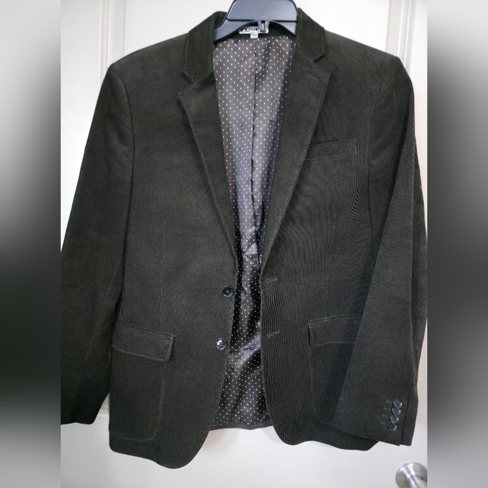 Express Dark Gray Men's Blazer